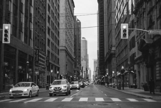 Industrial motor on scenic route